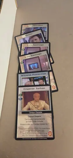 Babylon 5 CCG Premiere Lot Over 300 Cards Includes Some Rares - Image 2