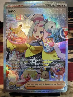 Pokemon TCG Iono Holo Card 269/193 Sv02: Paldea Evolved - Image 1