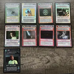 Star Wars CCG Reflections I Foil Lot 17 Cards - Artoo, Leia, Han, Tarkin & More! - Image 1
