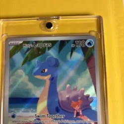 Misty's Lapras 194/182 Illustration Rare Destined Rivals Pokemon Card - Image 3