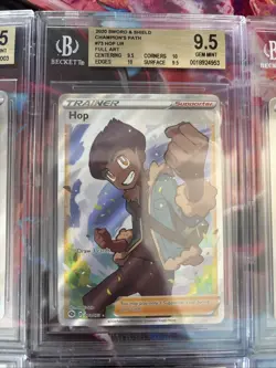 Pokemon 10x Graded Card Lot Full Art Trainers Lot #30 - Image 4