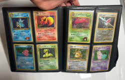 Pokemon Card Lot Binder Filled w/ VINTAGE + Holos + Box of Modern/Vintage Cards - Image 2