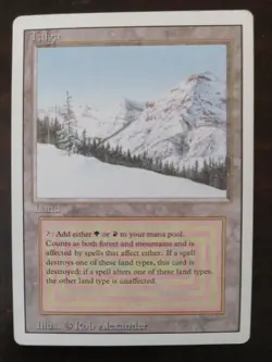 MTG Taiga Revised Edition - NM Condition - Image 1