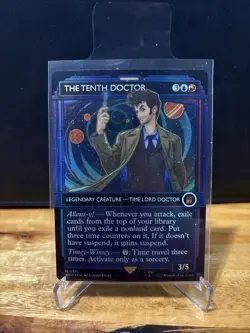 The Tenth Doctor - 561 - WHO - Magic the Gathering: Doctor Who - Showcase - FOIL - Image 1