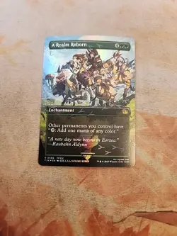 A Realm Reborn Borderless Chocobo Track Foil Final Fantasy MTG NM - Image 1