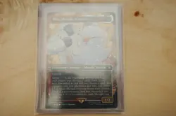 Mog, Moogle Warrior (Borderless) (Chocobo Track Foil) Commander: Final... - Image 1