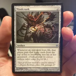 Mindcrank New Phyrexia Regular X1 MTG Magic The Gathering NM Never Played - Image 1