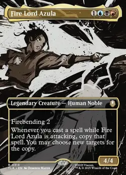 Fire Lord Azula (#313) - Extended Art TLA NM MTG - Image 1