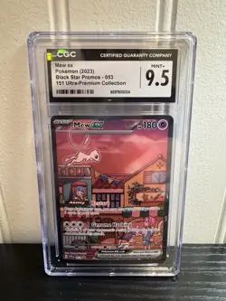 2023 Pokemon Mew Ex SIR 151 Ultra Premium Collection Box Promo 053 CGC 9.5 - Image 1
