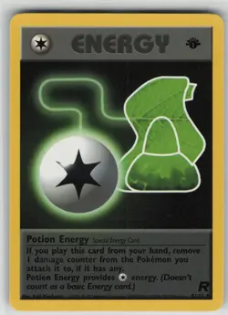 LP Potion Energy 82/82 1st Edition Team Rocket Pokemon 2000 - Image 1