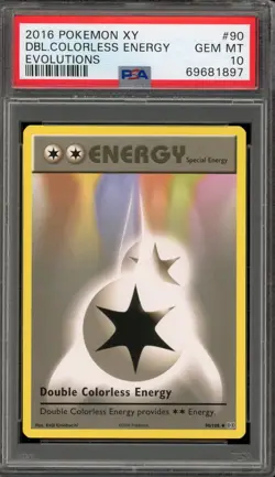 Pokemon Double Colorless Energy XY Generations #90 DAMAGED SLAB PSA 10 Gem Mint - Image 1