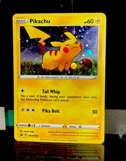 POKEMON HOLO PIKACHU SWSH039 PROMO SWORD & SHIELD 2020 -L👀K-CLEAN - Image 1