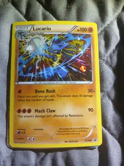 Lucario XY140 Cosmos Holo Black Star Promo 2016 Pokemon TCG Never Played - Image 1