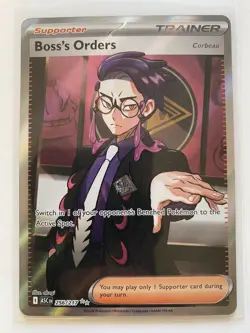 Pokemon TCG Boss’s Orders 256/217 Ascended Heroes Full Art NM - Image 1