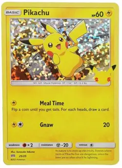 PIKACHU 25/25 MCDONALD'S PROMO POKEMON (HOLO RARE, NM) - Image 1