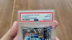 2024 POKEMON STELLAR CROWN ILLUSTRATION RARE #148 SQUIRTLE PSA 10 Free Shipping - Image 3