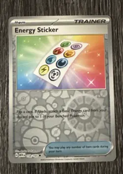 Energy Sticker Reverse Holo Scarlet & Violet 151 159/165 NM Pokemon Free Ship - Image 1