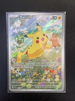 Pokemon Pikachu TCG #088 SVP Black Star Promo Holo Full Art - Image 1