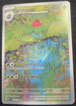 Ivysaur #167/165 2023 Pokemon 151 Illustration Rare - Image 1