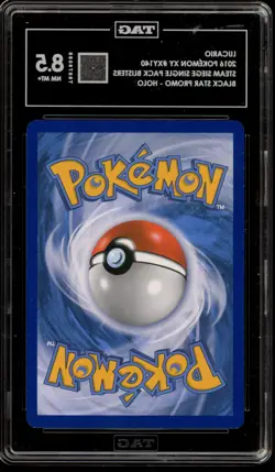 Pokemon Lucario Steam Siege Blister Pk. Black Star Holo Promo XY140 TAG 8.5 - Image 2