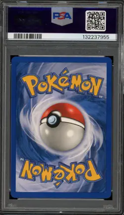 Pokemon Machoke Base Set "4th Print" 1999-2000 #34 DAMAGED SLAB PSA 9 Mint - Image 2