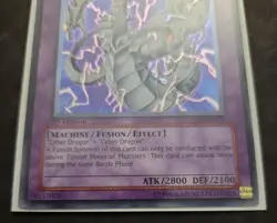 Cyber Twin Dragon CRV-EN035 Cybernetic Revolution 1st Edition Holo - Image 2