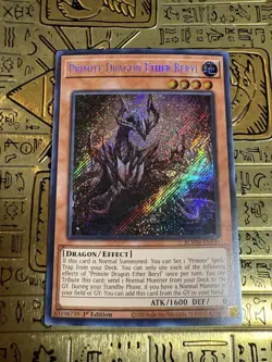 Yu-Gi-Oh! Primite Dragon Ether Beryl BLMM-EN130 1st Edition (Secret Rare) - Image 1