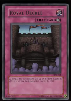Royal Decree TP4-001 Ultra Rare Tournament Pack 4 Yu-Gi-Oh - Image 1