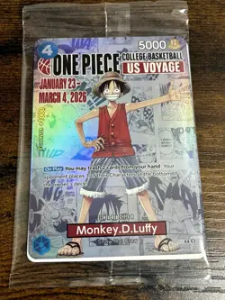 One Piece Monkey.D.Luffy US Voyage College Basketball Promo St. John’s vs Uconn. - Image 1