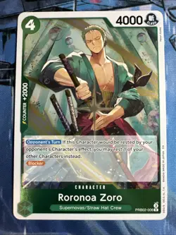 Roronoa Zoro - PRB02-006 PRB02-006 Premium Booster -The Best- Vol. 2 Foil - Image 1