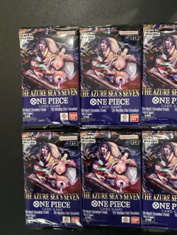 One Piece OP014-EB04 The Azure Sea's Seven TCG - DEAD PACKS Sealed Lot of 10 - Image 3
