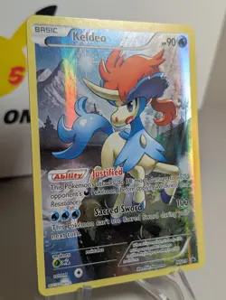Keldeo XY118 Full Art Black Star Promo 118 Pokemon Card NM - Image 2