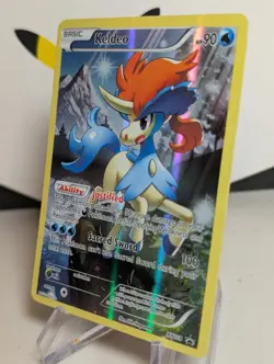 Keldeo XY118 Full Art Black Star Promo 118 Pokemon Card NM - Image 3