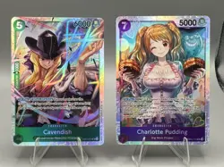 One Piece PRB-02 SEC & SR Card Lot x8 - Image 2