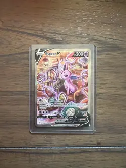 Pokemon Espeon V Full Art Ultra Rare Holo 180/203 Evolving Skies 200 HP Card - Image 3