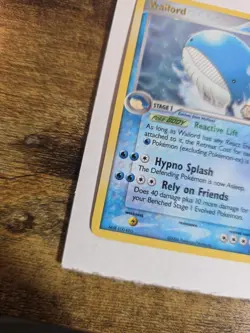 Pokemon TCG Wailord 14/92 Legend Maker Reverse Holo Card LP - Image 3