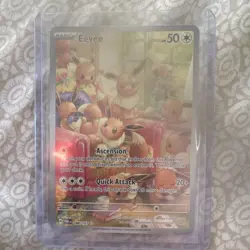 Pokemon Eevee Illustration Rare Twilight Masquerade 188/167 Basic HP 50 Card - Image 1