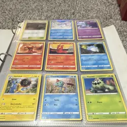 Pokemon TCG Mixed Card Lot Pikachu Slugma Chewtle Cacnea Paras Holo Regular Sets - Image 2