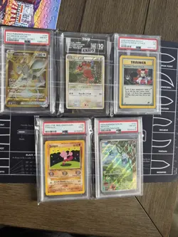 Pokemon Cards Lot 6 Graded Slabs - Image 1