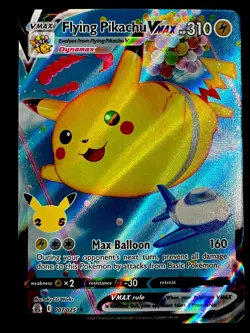 Flying Pikachu VMAX 007/025 NM 25th Anniversary Holo Ultra Rare Card Pokemon - Image 1