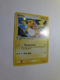 Pokemon TCG Raichu EX Holon Phantoms 51 Reverse Holo Rare Card - Image 2