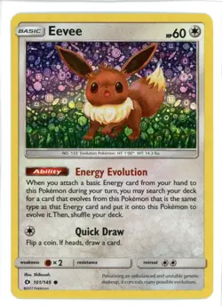 Eevee Holo 101/149 General Mills Promo Pokemon Card - Image 1