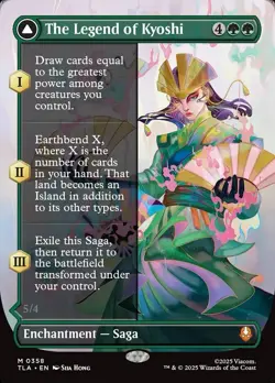 🧙The Legend Of Kyoshi M 0358 Borderless TLA The Last Airbender MTG - Image 1
