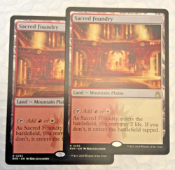 Sacred Foundry X2 Mtg Ravnica Remastered Nm - Image 1