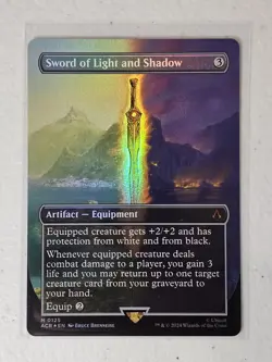 MTG Sword of Light and Shadow (Borderless Foil) M 0125 UB: Assassin's Creed - Image 1