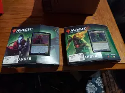 2 New MTG Zendikar Rising Commander Decks Sneak Attack & Land's Wrath - Image 1
