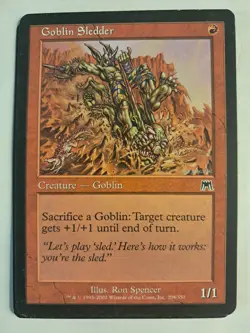 Goblin Sledder Onslaught (209/350) Red Common ONS Played Magic MTG BULK DISCOUNT - Image 1
