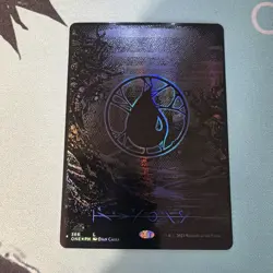 Island (Phyrexian) - Full Art (Oil Slick Raised Foil) Phyrexia: All Will Be One - Image 1