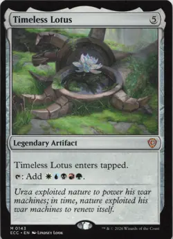 Timeless Lotus M Commander: Lorwyn Eclipsed 143 NM MTG - Image 1
