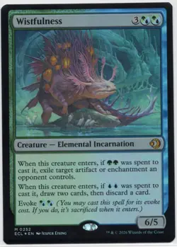 FOIL Wistfulness - Lorwyn Eclipsed - #252 Mythic - NM - MTG Magic the Gathering - Image 1